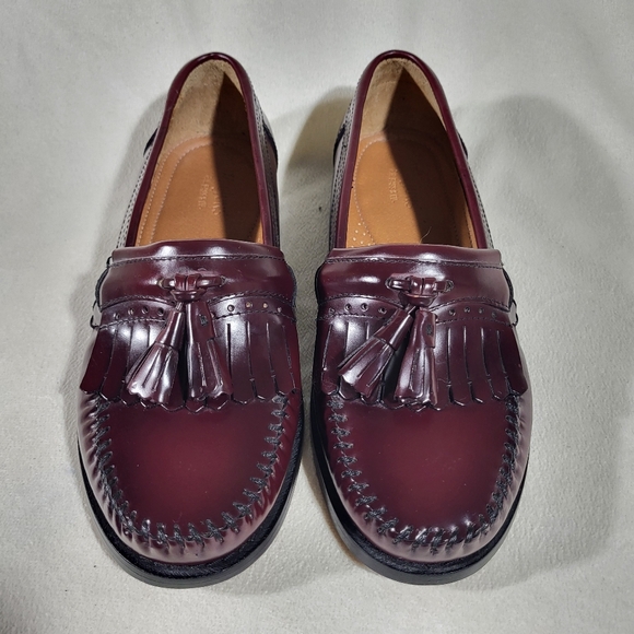 Weejuns G.H. Bass & Co. Stylish Burgundy Tassel Loafers for Mens Size 8.5 - Picture 2 of 11